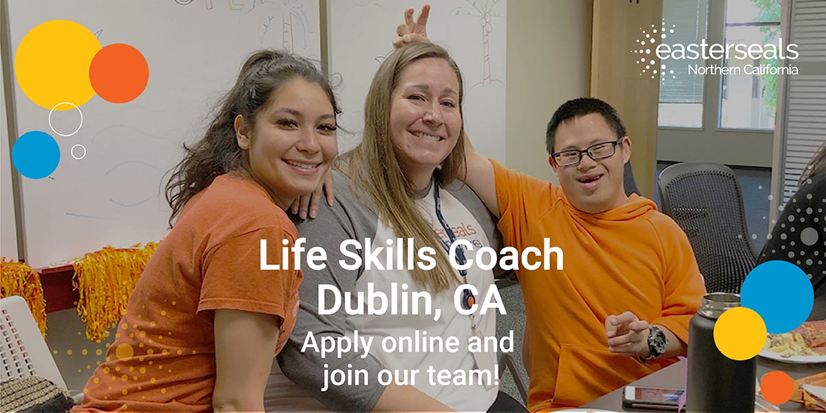woman with excited boy and the text "behavior interventionist (RBT), Oakland & Burlingame, CA, Apply online and join our team!"