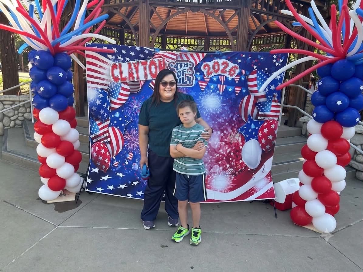 Dexie and Walter at Fourth of July